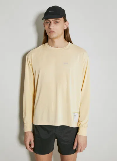 Satisfy Auralite™ Long Sleeve T-shirt In Yellow