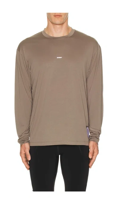 Satisfy Auralite Long Tee In Animal Print