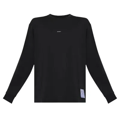Pre-owned Satisfy Auralite Long Tee 'black' | Men's Size Xl