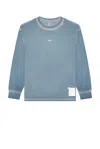 Satisfy Auralite Long Tee In Blue
