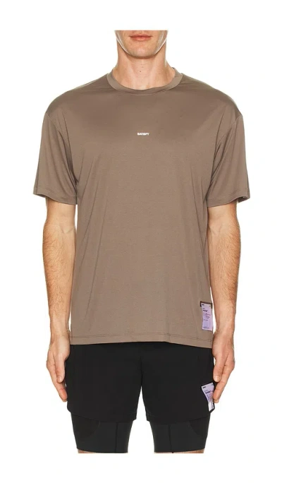 Satisfy Auralite Tee Shirt In Brown