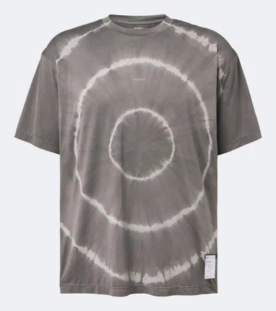 Satisfy Auralite™ Tie-dye T-shirt In Grey