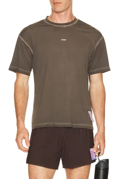 Satisfy Short-sleeved T-shirt In Brown