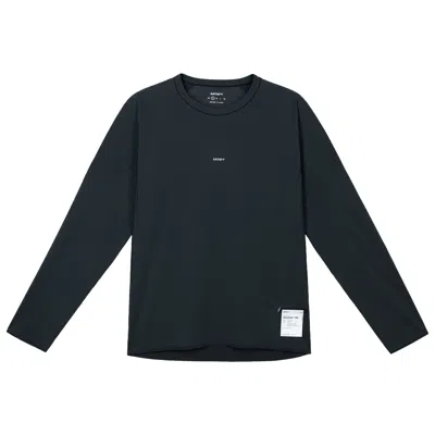 Pre-owned Satisfy Auralite Uv Long Tee 'black' | Men's Size Xl
