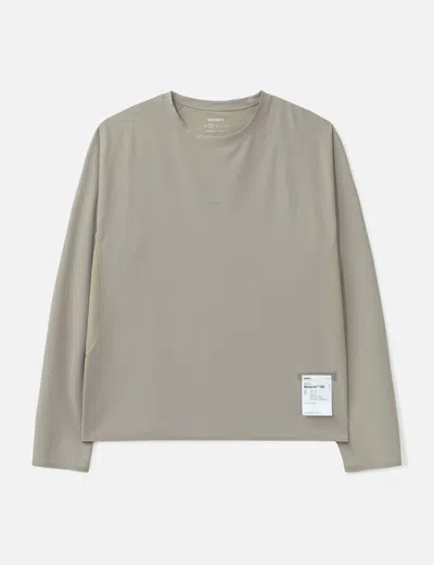 Satisfy Auralite™ Uv Long T-shirt In Gray