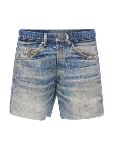 Satisfy Bermuda Peaceshell Digital Denim In Blue
