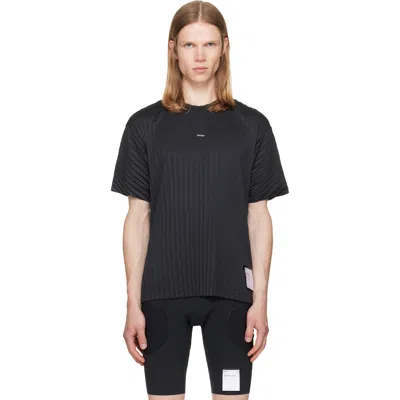 Satisfy Black Auralite Pleated T‑shirt