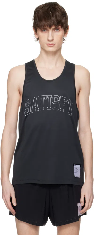 Satisfy Black Auralite Tech Tank Top