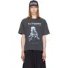 Satisfy T-shirt Mothtech Aged Black In Gray