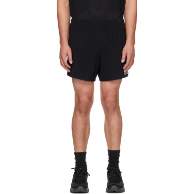 Satisfy Black Space-o 5 Running Shorts