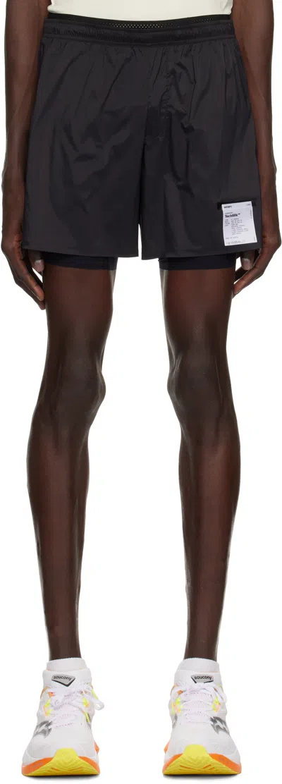 Satisfy Black Techsilk 5 Shorts
