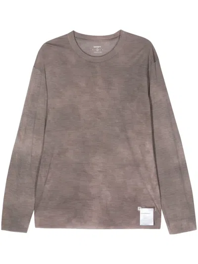 Satisfy Cloudmerino™ Long-sleeve T-shirt In Grey