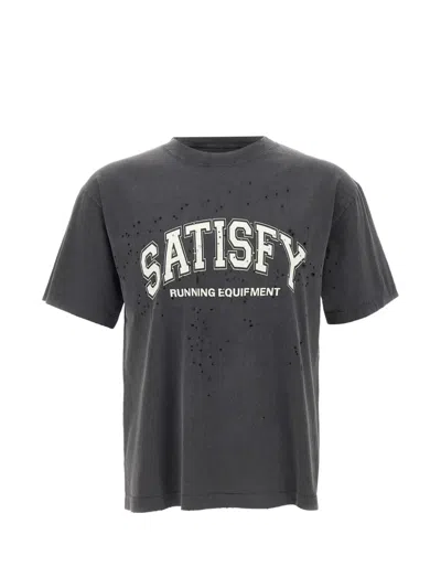 Satisfy Cotton T-shirt In Gray