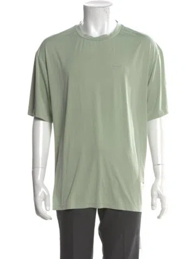 Pre-owned Satisfy Crew Neck Short Sleeve T-shirt In Green
