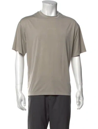 Pre-owned Satisfy Crew Neck Short Sleeve T-shirt In Grey