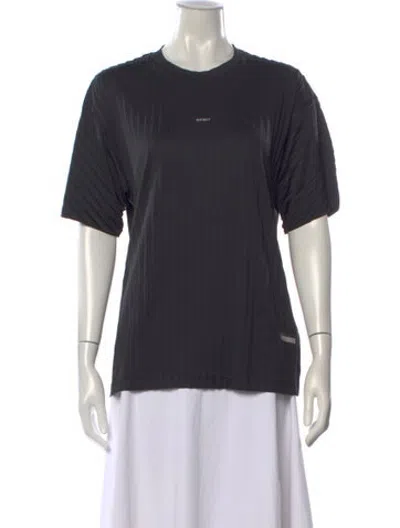 Pre-owned Satisfy Crew Neck Short Sleeve T-shirt In Grey