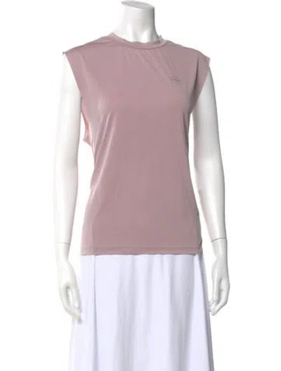 Pre-owned Satisfy Crew Neck Sleeveless Top In Purple