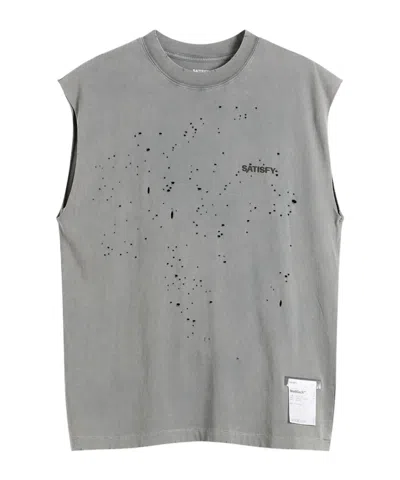 Satisfy Crew Neck Vest In Gray
