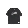 Satisfy Distressed Logo-print T-shirt In Black