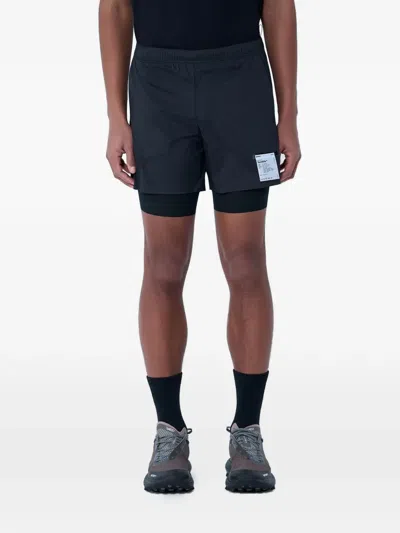 SATISFY ELASTICATED WAISTBAND-COMPRESSION SHORTS