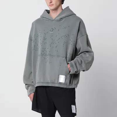 Satisfy Faded Mothtech Hoodie In Grey