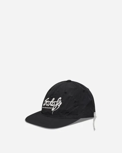 Satisfy Flitesilk 5‑panel Pinch Cap Matte In Black