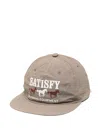 Satisfy Flitesilk 5 Embroidered Baseball Cap In Gray