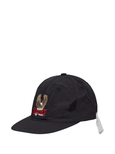 Satisfy Flitesilk Logo-embroidered Baseball Cap In Black