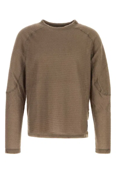 Satisfy Fuzzfleece Ad Long Tee6110.30.30.10 In Brown