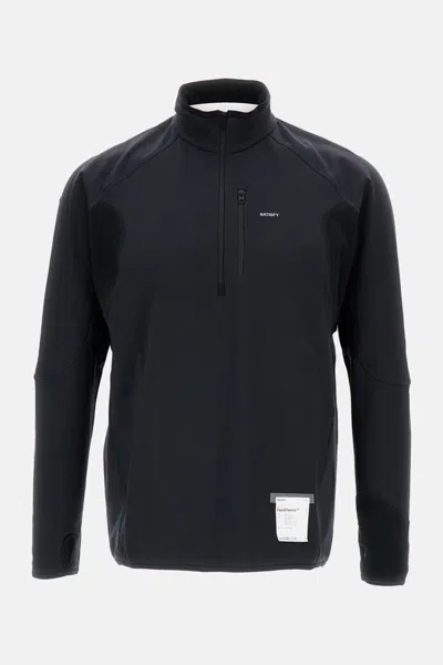 Satisfy Fuzzfleece Half-zip In Black