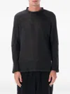 Satisfy Fuzzfleece Ad Long-sleeve T-shirt In Black