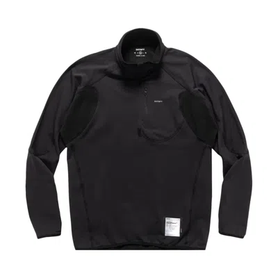 Pre-owned Satisfy Ghostfleece Half-zip Sweatshirt 'rock Ridge' | Brown | Men's Size Xl