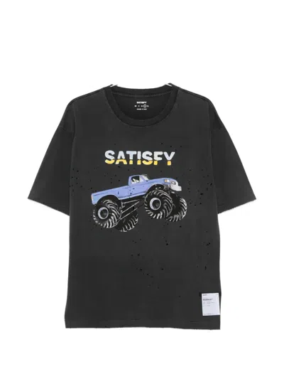 Satisfy Graphic-print T-shirt In Black