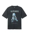Satisfy Graphic-print Distressed-effect T-shirt In Multi