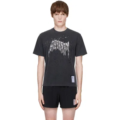 Satisfy Gray Mothtech T-shirt In Black