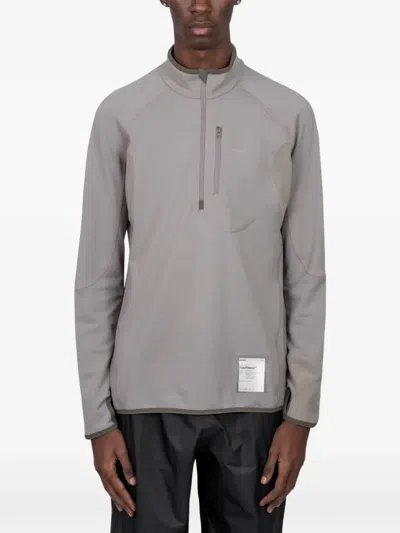 Satisfy Half-zip Sweatshirt In Gray
