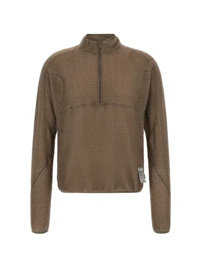 Satisfy Half-zip Sweater In Brown