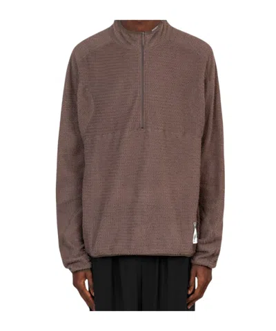 Satisfy Half-zip Sweatshirt In Brown