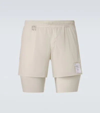 Satisfy Heatcrush 8 Desert Running Shorts In Neutral