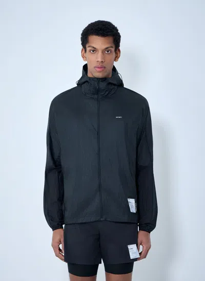 Satisfy Hooded Windbreaker Jacket In Blue