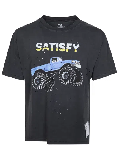 Satisfy Innovative Men's Mothtouch T-shirt In Nero