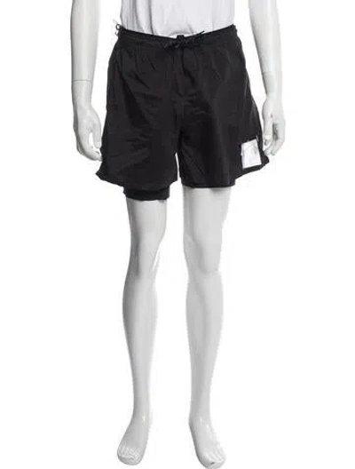 Pre-owned Satisfy Jogger Shorts In Black