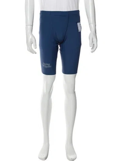 Pre-owned Satisfy Jogger Shorts In Blue