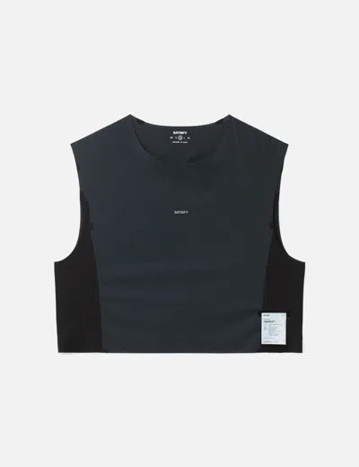 Satisfy Justice™ Trail Cropped Muscle T-shirt In Blue