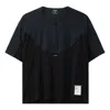 Satisfy Justice Trail Half-zip T-shirt In Black