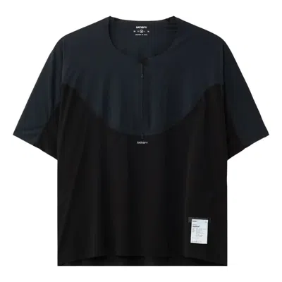 SATISFY Satisfy Justice Trail Half-Zip T-Shirts 'Black'