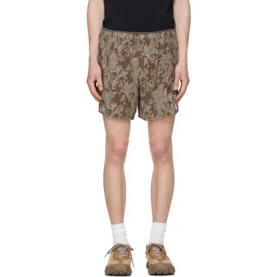 Satisfy Khaki Space‑o 5 Shorts In Brown