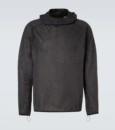 Satisfy Knitted Hoodie In Gray