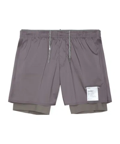 Satisfy Layered Performance Shorts In Animal Print