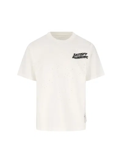 Satisfy Lightweight 100% Cotton T-shirt For Men In White